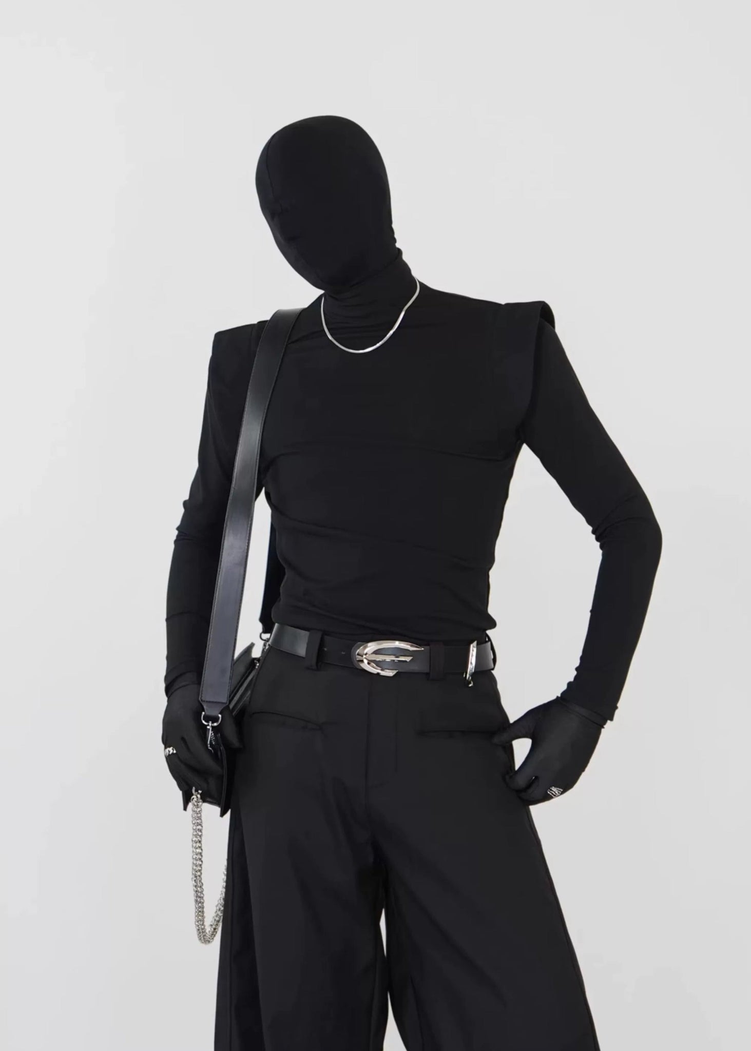 Slim - Fit Stretch Turtleneck Long Sleeve T-Shirt - Rick Circus
