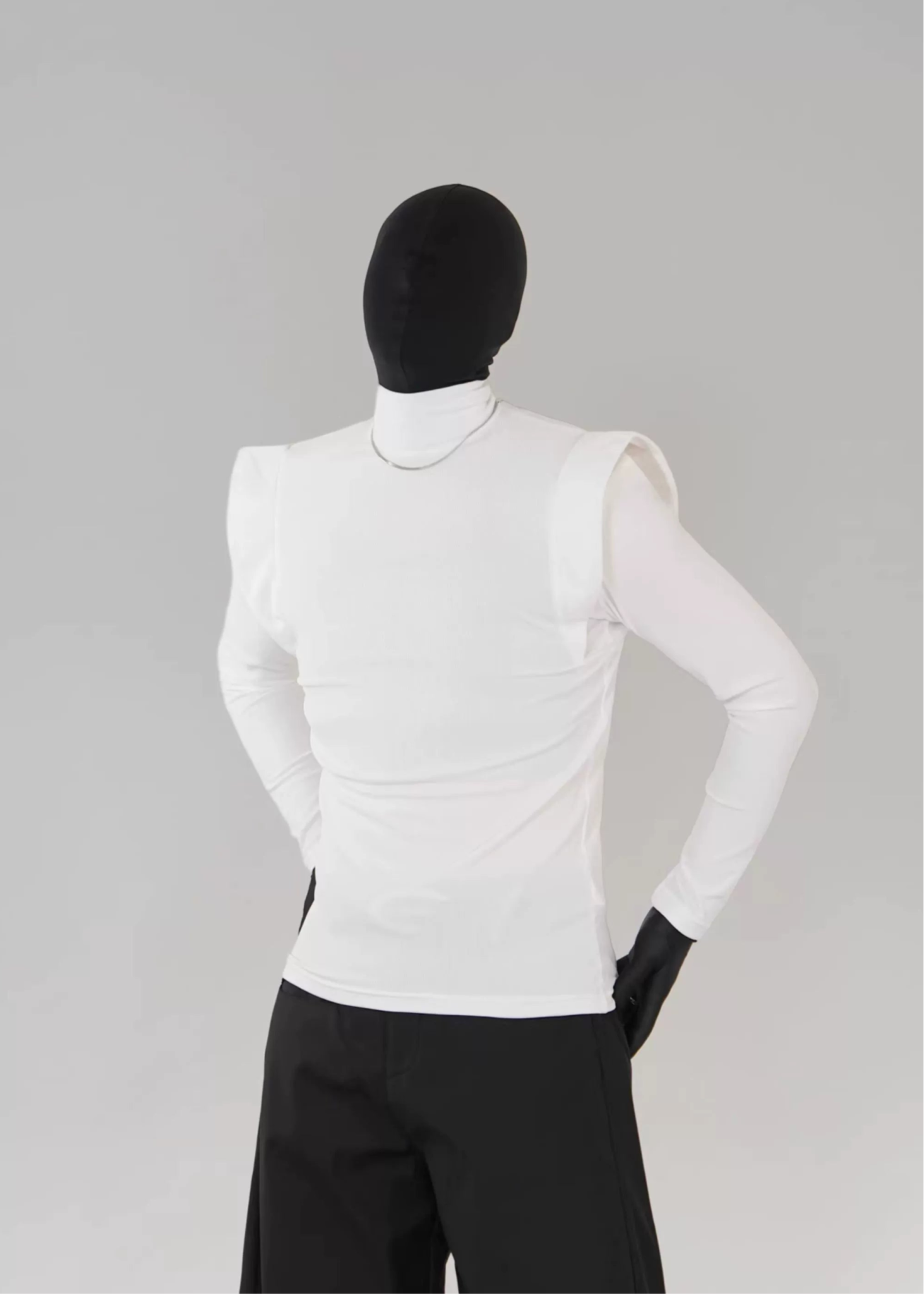 Slim - Fit Stretch Turtleneck Long Sleeve T-Shirt - Rick Circus