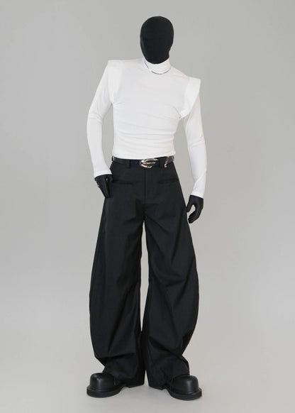 Slim - Fit Stretch Turtleneck Long Sleeve T-Shirt - Rick Circus