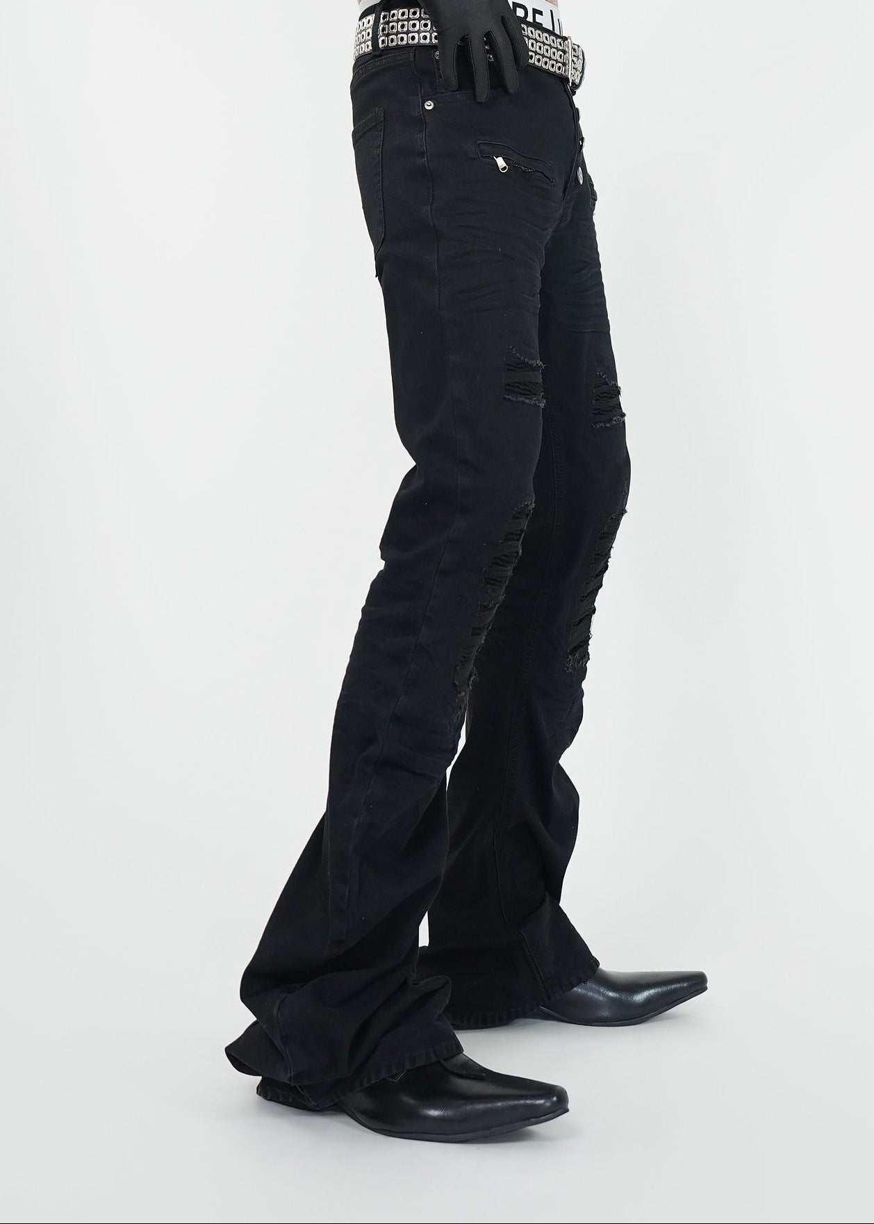 Slim Flared Stacked Jeans - Rick Circus