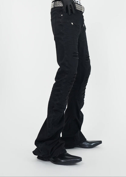 Slim Flared Stacked Jeans - Rick Circus