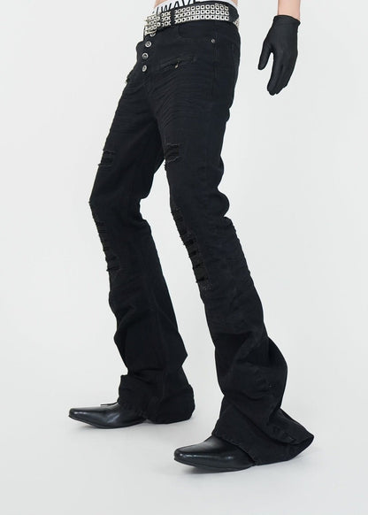 Slim Flared Stacked Jeans - Rick Circus
