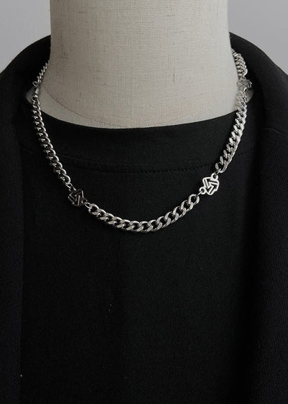 Spliced Geometric Charm Necklace - Rick Circus