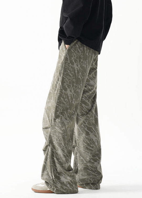 Stacked Wide - Leg Sweatpants - Rick Circus