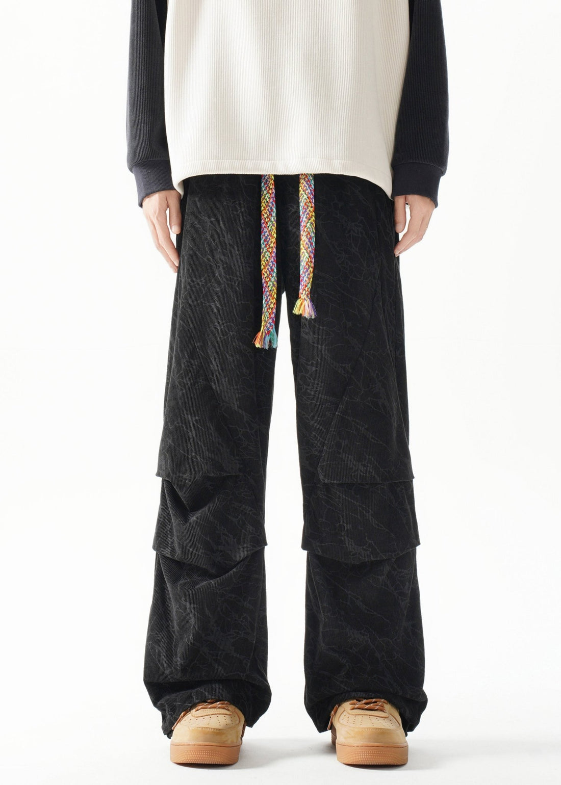 Stacked Wide - Leg Sweatpants - Rick Circus