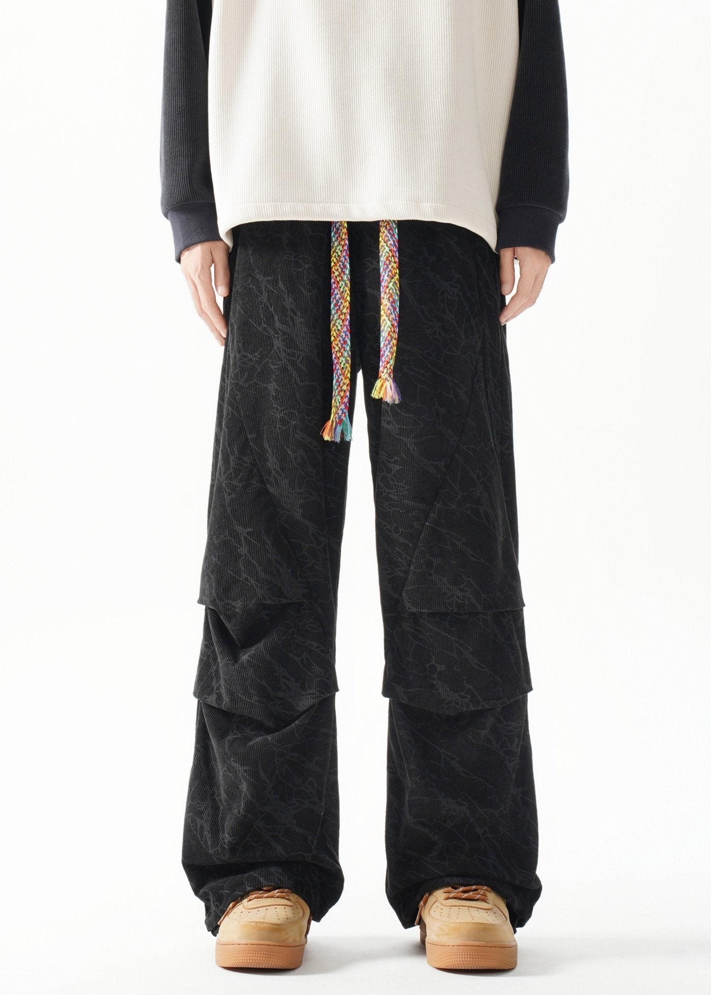 Stacked Wide - Leg Sweatpants - Rick Circus