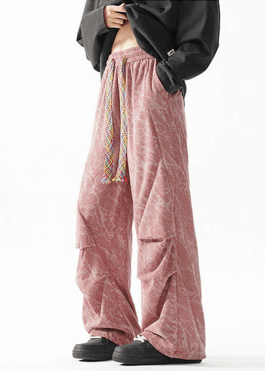 Stacked Wide - Leg Sweatpants - Rick Circus