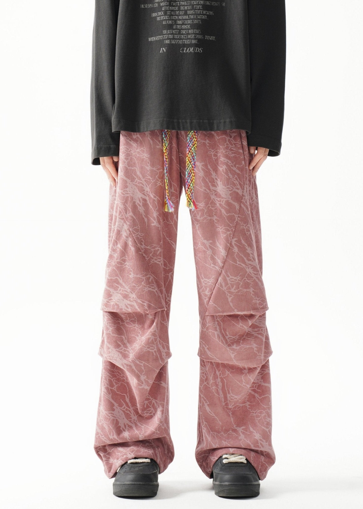 Stacked Wide - Leg Sweatpants - Rick Circus