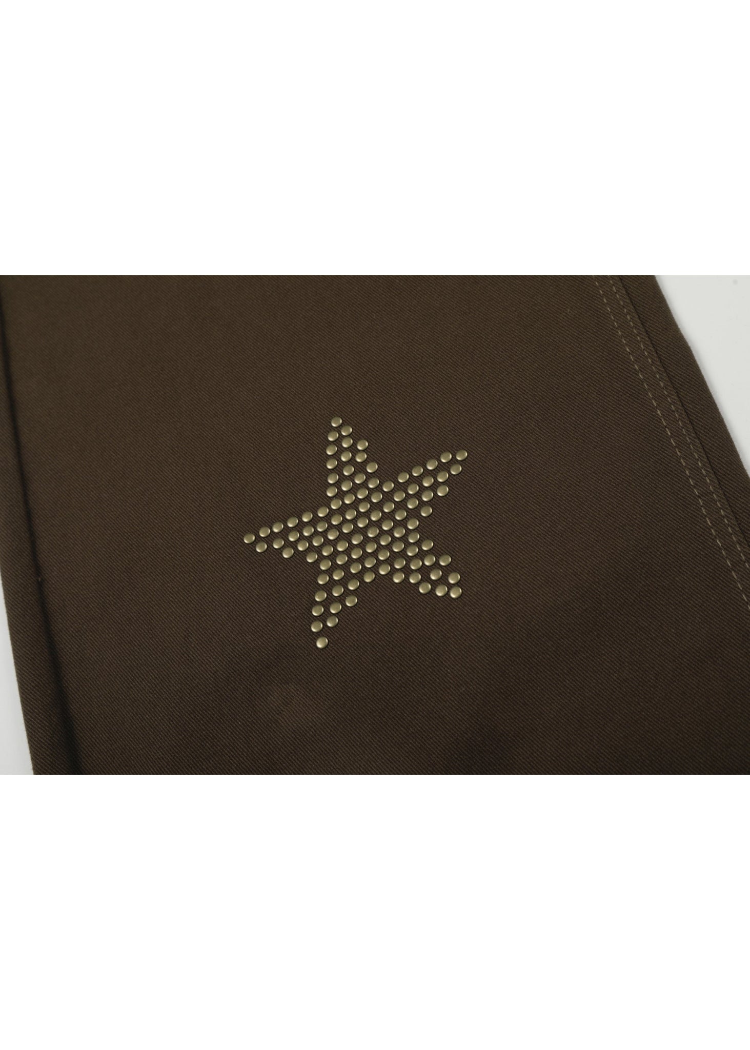 Star Studded Curved Jeans - Rick Circus