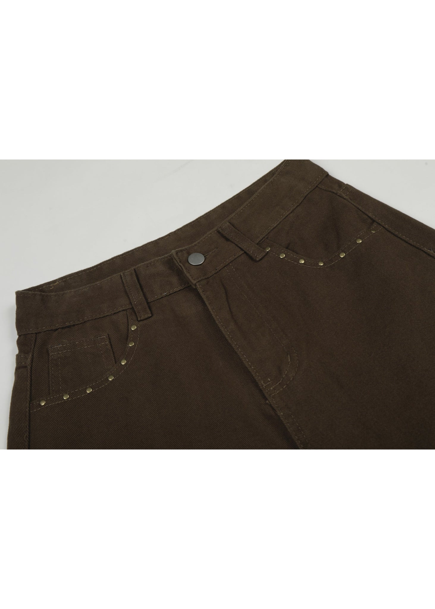 Star Studded Curved Jeans - Rick Circus