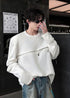 Streetwear Crewneck with Zipper Accents - Rick Circus