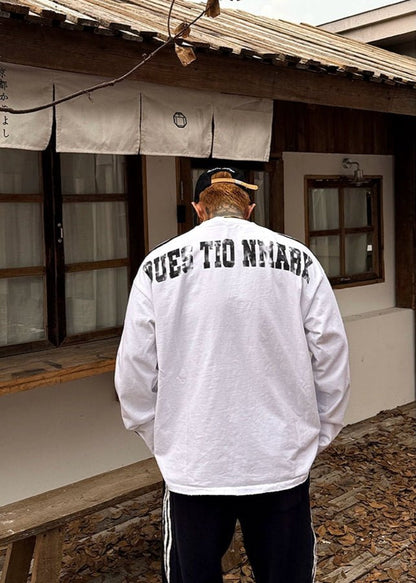 Striped Graphic Long Sleeve Tee - Rick Circus