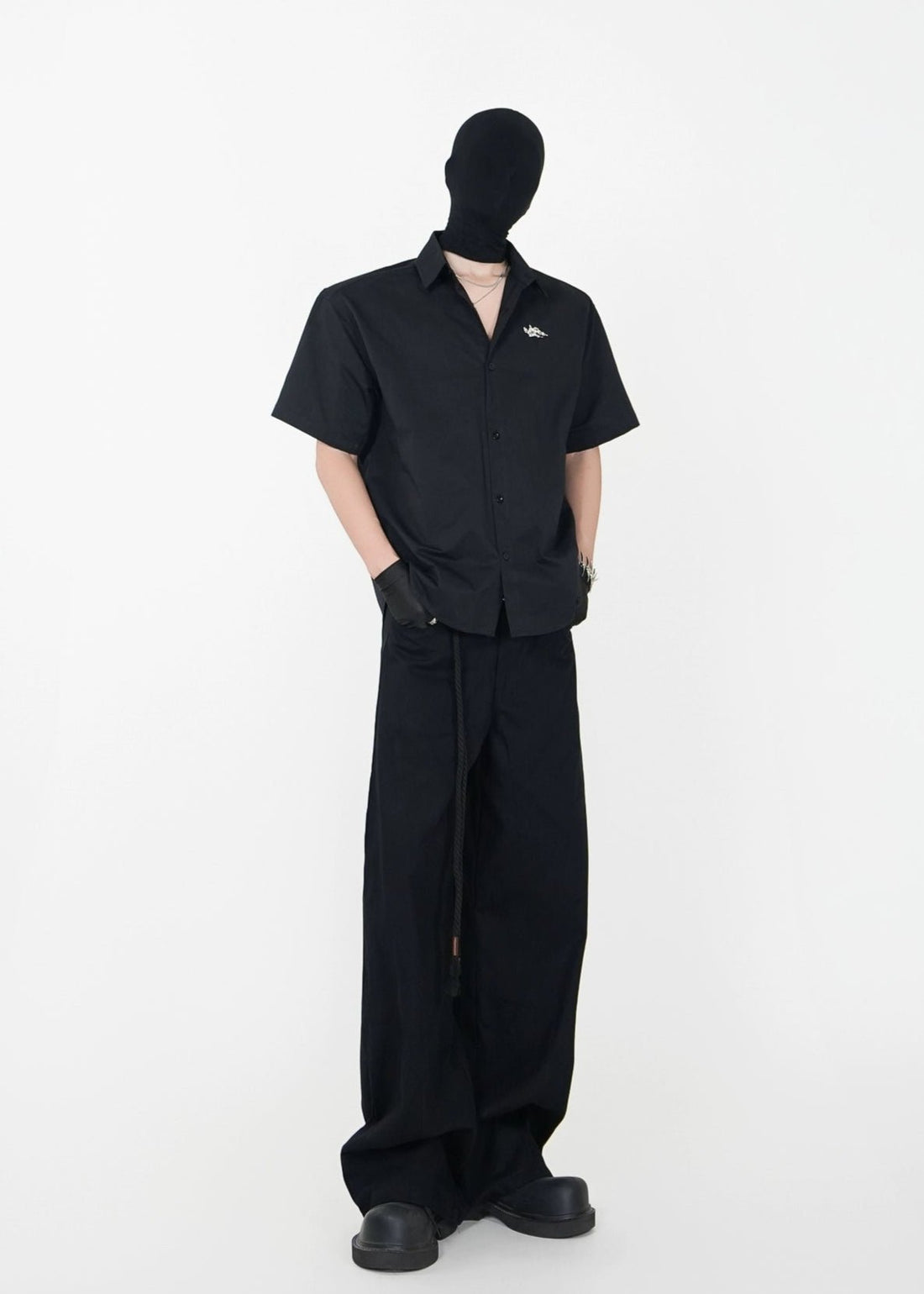 Structured Oversized Short - Sleeve Shirt - Rick Circus