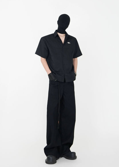 Structured Oversized Short - Sleeve Shirt - Rick Circus