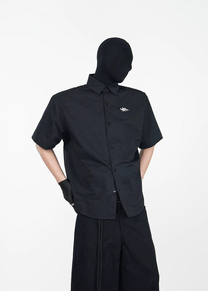 Structured Oversized Short - Sleeve Shirt - Rick Circus