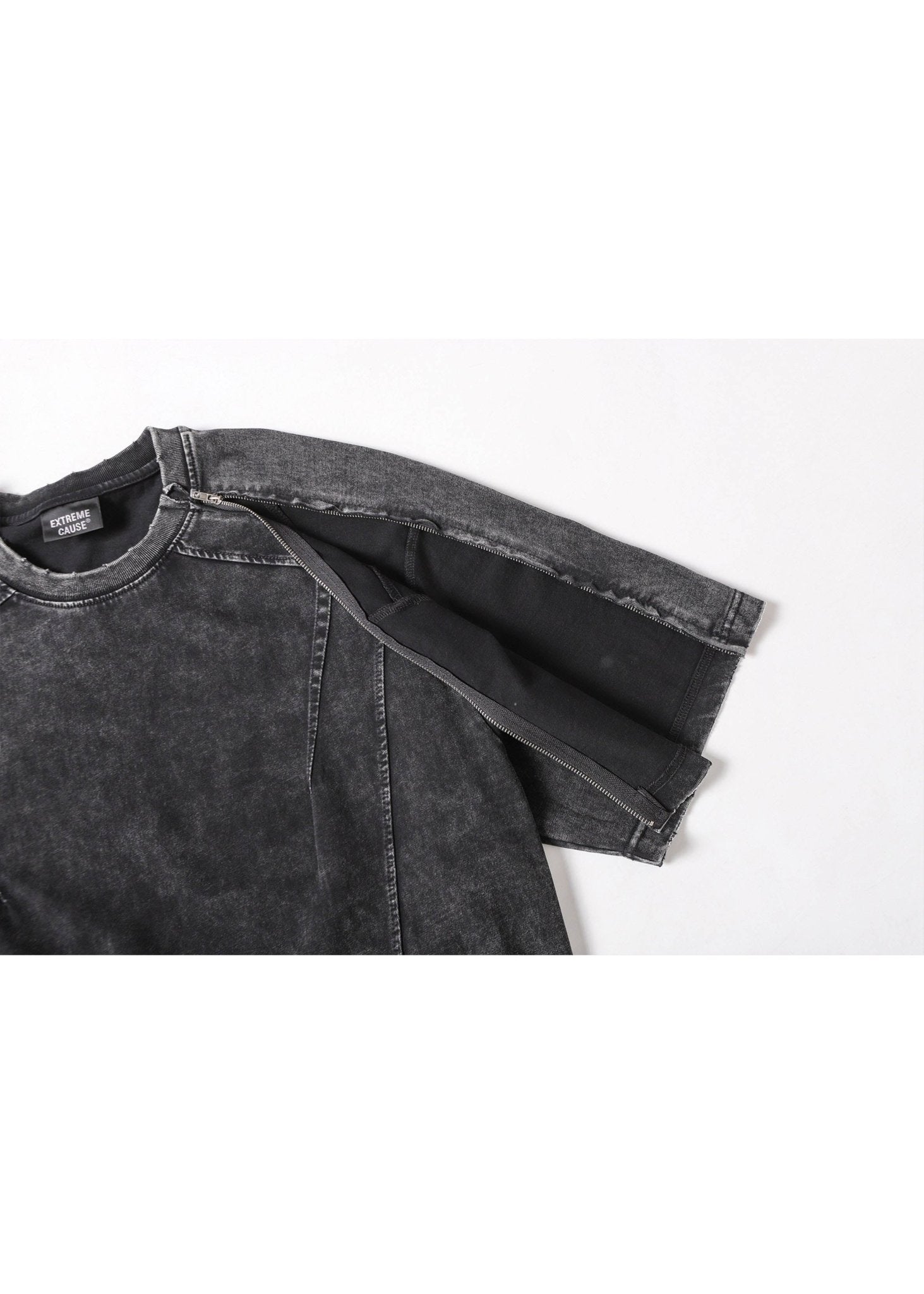 Structured Panel Streetwear Tee - Rick Circus