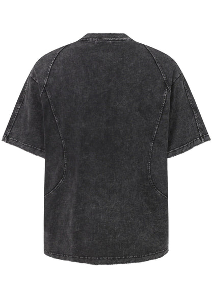 Structured Panel Streetwear Tee - Rick Circus