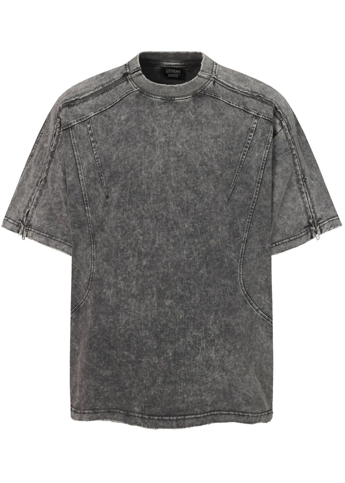 Structured Panel Streetwear Tee - Rick Circus