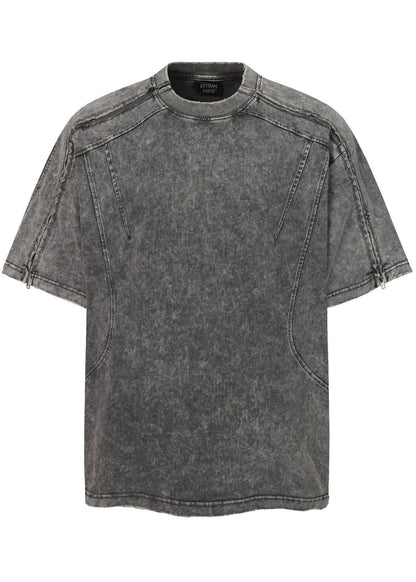 Structured Panel Streetwear Tee - Rick Circus
