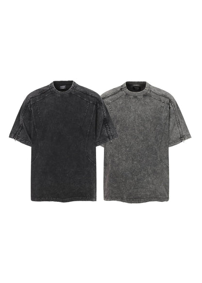 Structured Panel Streetwear Tee - Rick Circus