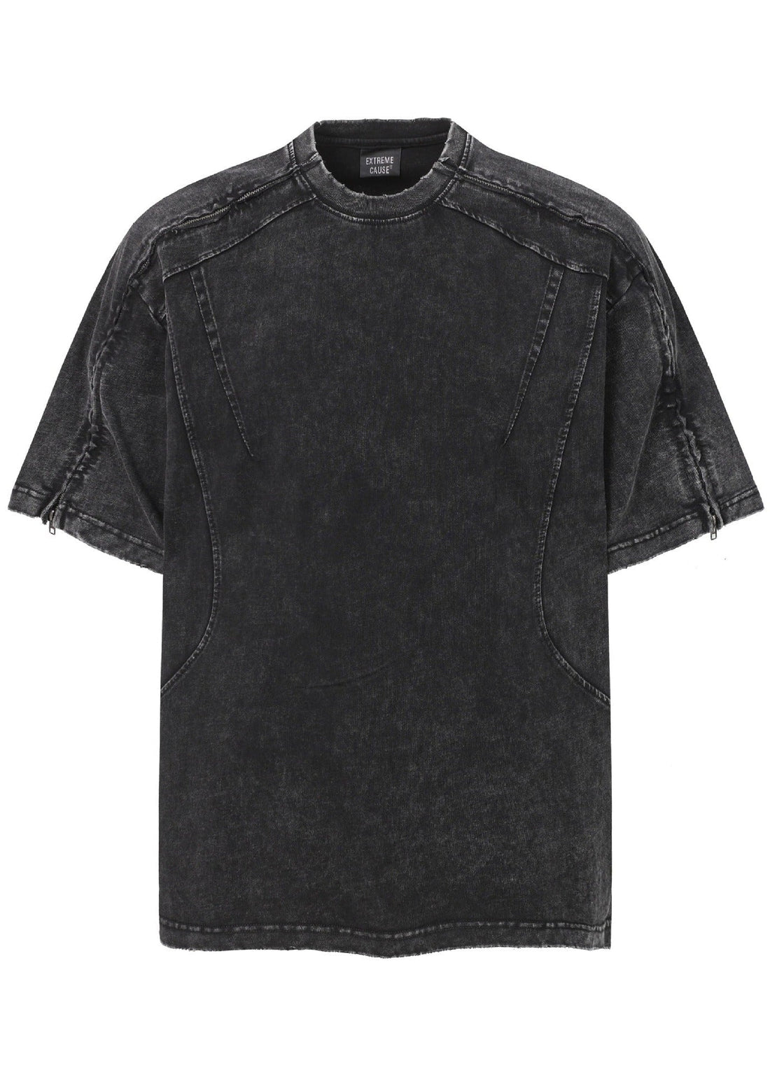 Structured Panel Streetwear Tee - Rick Circus