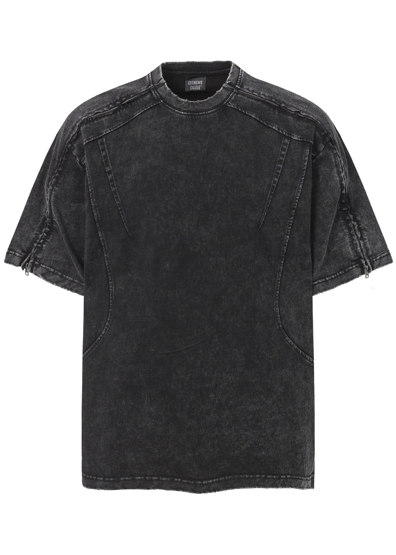 Structured Panel Streetwear Tee - Rick Circus