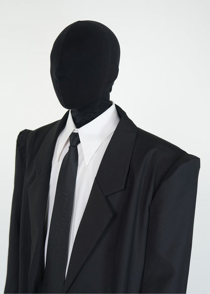 Structured Shoulder Dark Trench Coat - Rick Circus