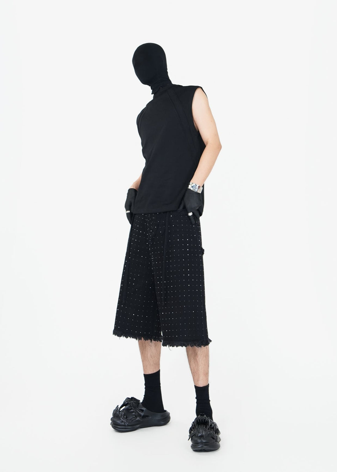 Structured Sleeveless Top in Minimalist Cut - Rick Circus