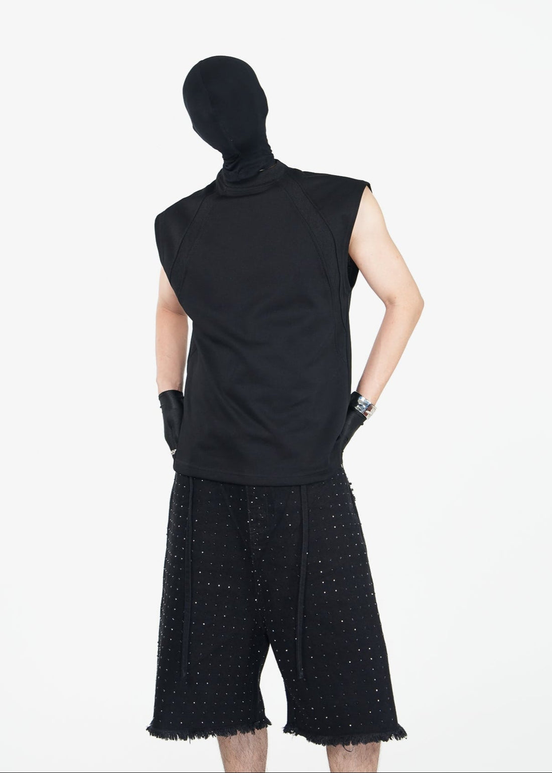 Structured Sleeveless Top in Minimalist Cut - Rick Circus