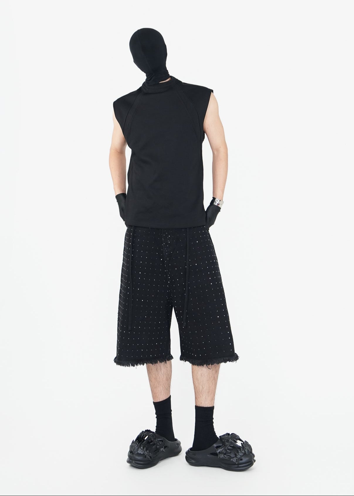 Structured Sleeveless Top in Minimalist Cut - Rick Circus