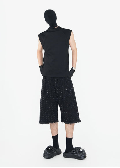 Structured Sleeveless Top in Minimalist Cut - Rick Circus