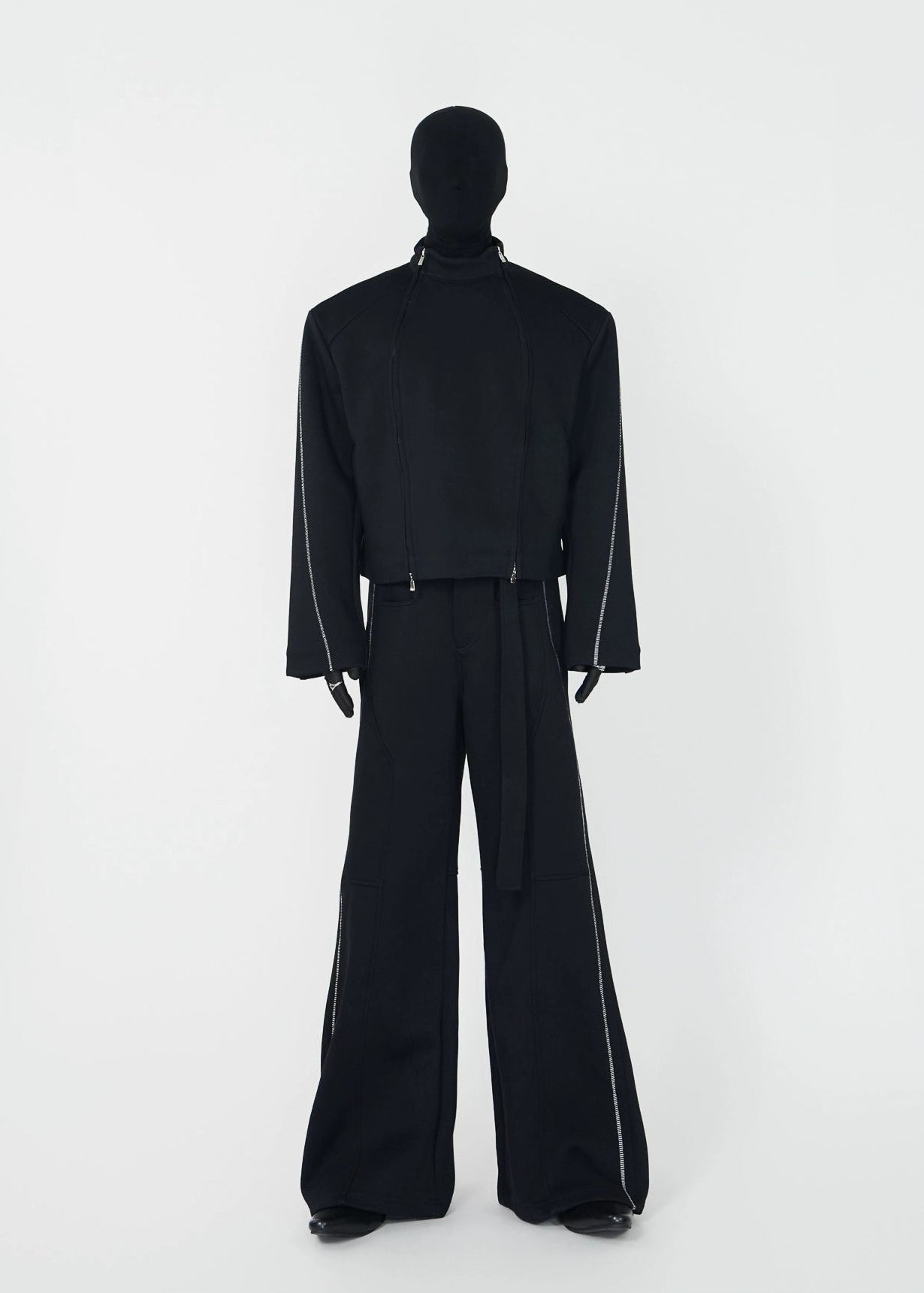 Structured Wide - Leg Trousers - Rick Circus