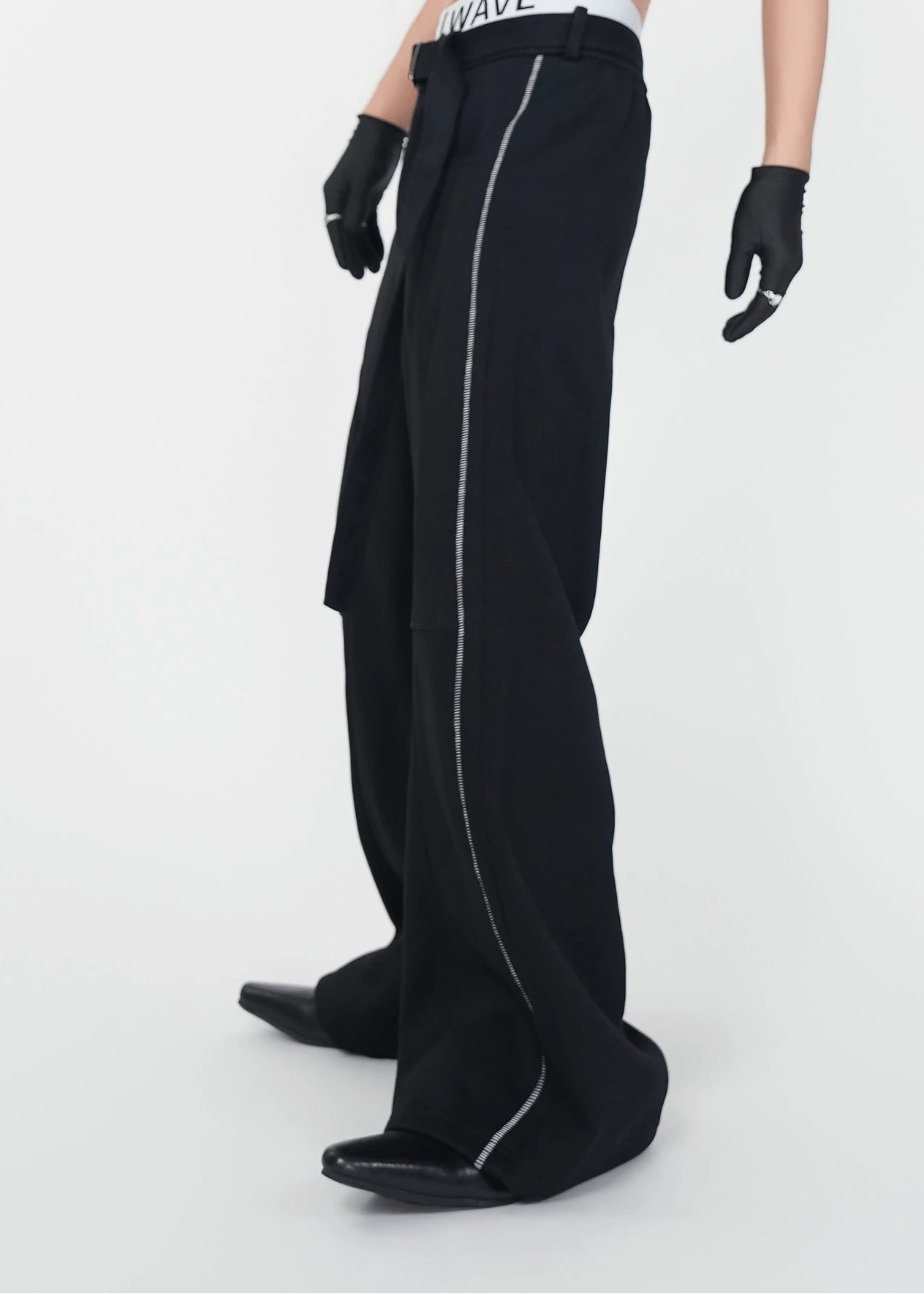 Structured Wide - Leg Trousers - Rick Circus
