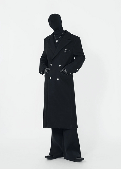Structured Wool Overcoat - Rick Circus