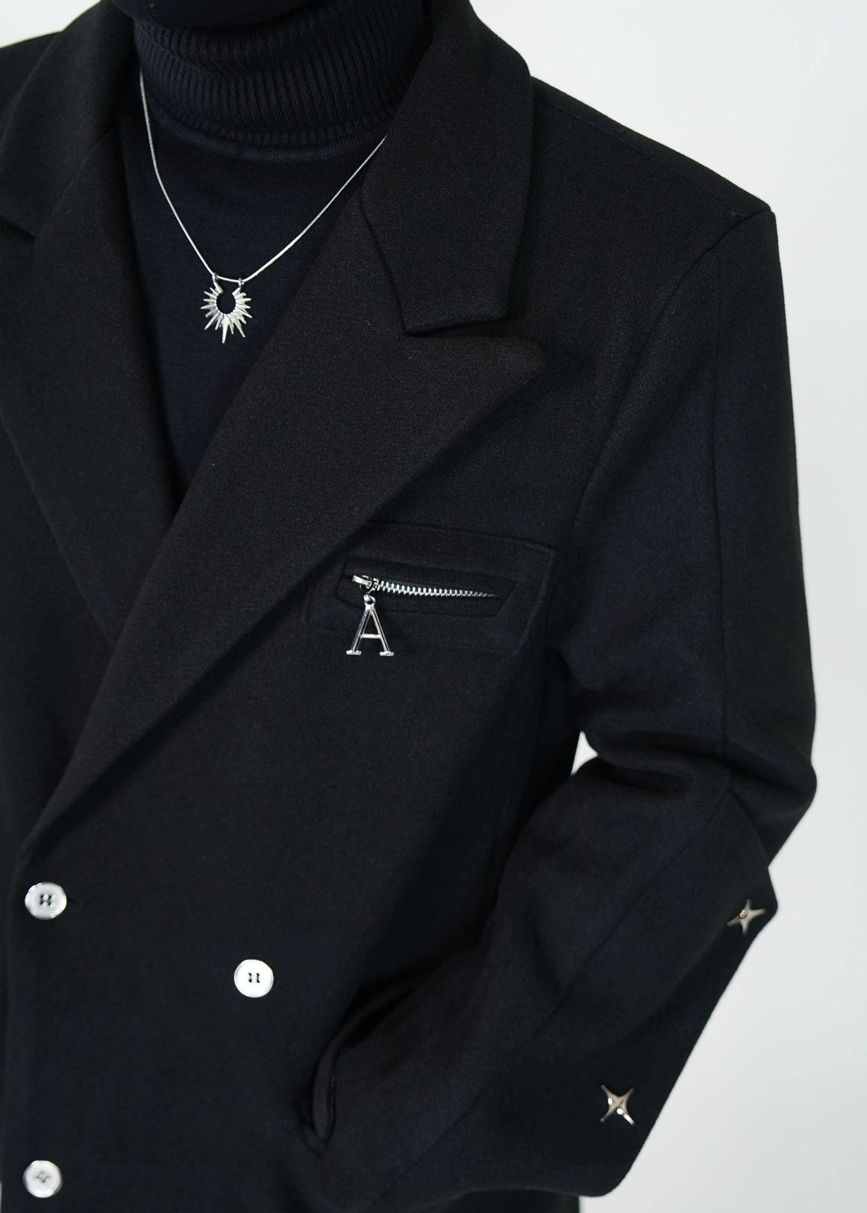 Structured Wool Overcoat - Rick Circus