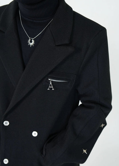 Structured Wool Overcoat - Rick Circus