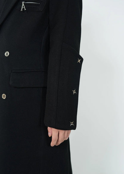 Structured Wool Overcoat - Rick Circus