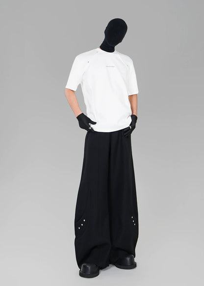 Studded Crewneck Tee - Rick Circus