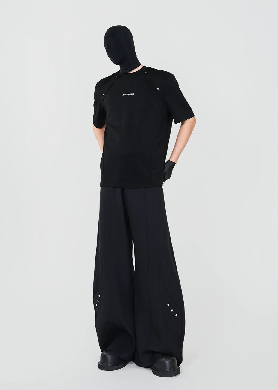 Studded Crewneck Tee - Rick Circus