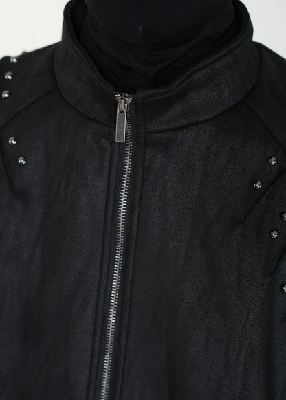 Studded PU Leather Jacket - Rick Circus