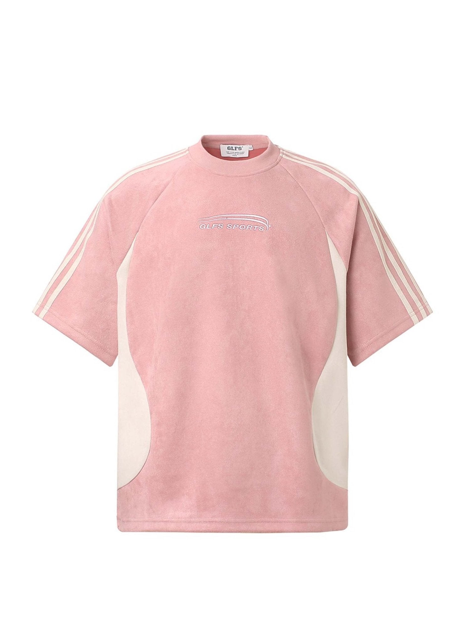 Suede Patchwork Athletic Tee - Rick Circus
