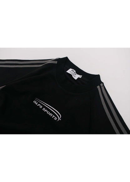 Suede Patchwork Athletic Tee - Rick Circus