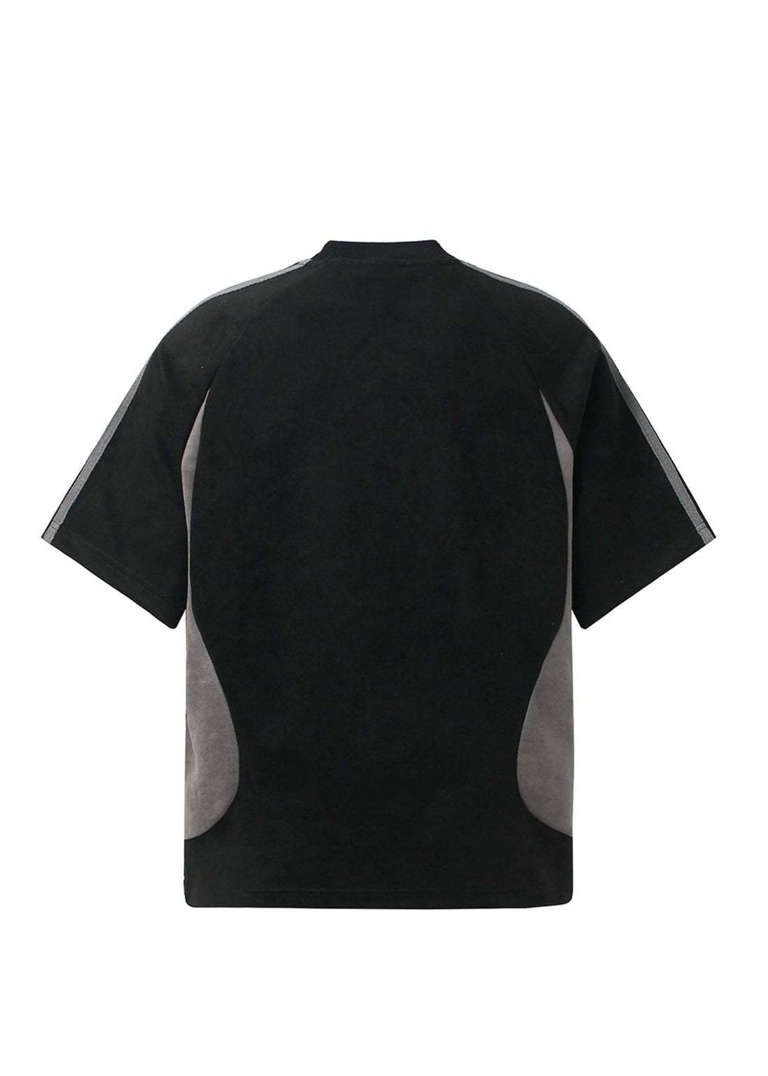 Suede Patchwork Athletic Tee - Rick Circus