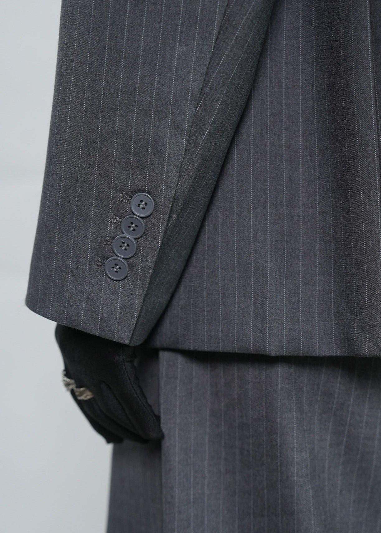 Tailored Pinstripe Suit Jacket - Rick Circus