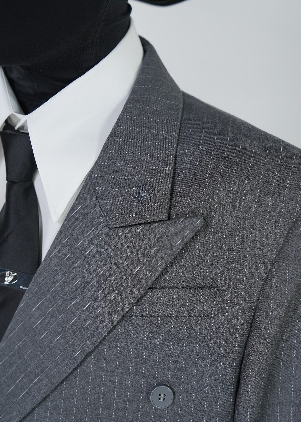 Tailored Pinstripe Suit Jacket - Rick Circus