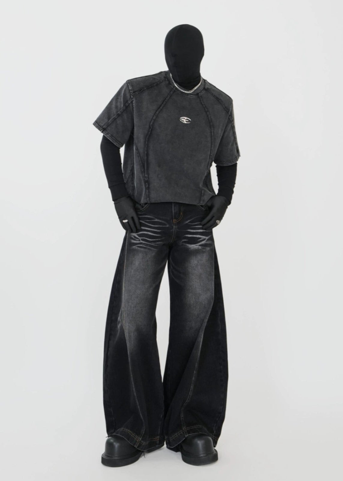 Textured Vintage Wash T-Shirt - Rick Circus
