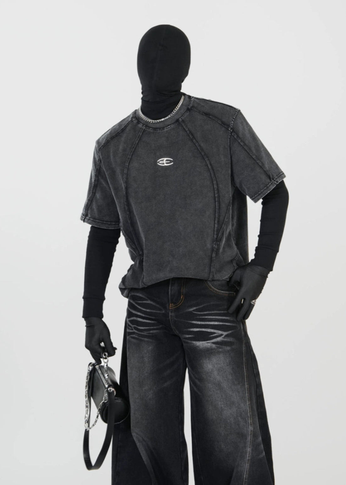 Textured Vintage Wash T-Shirt - Rick Circus