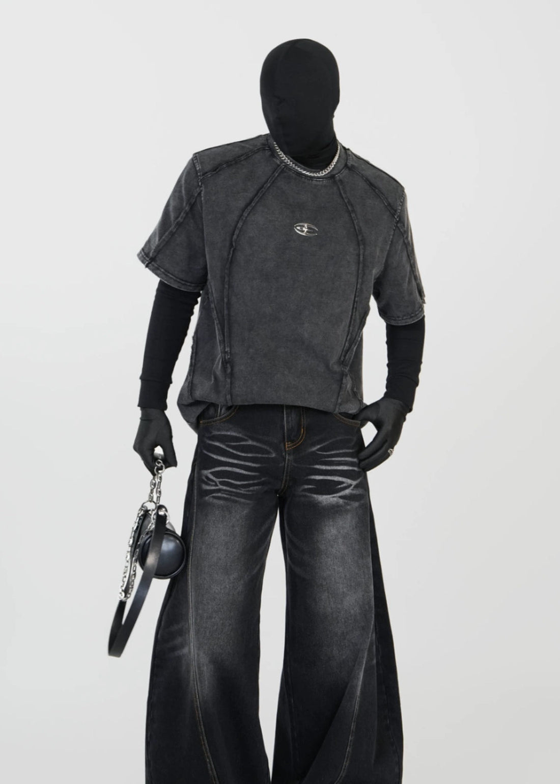 Textured Vintage Wash T-Shirt - Rick Circus