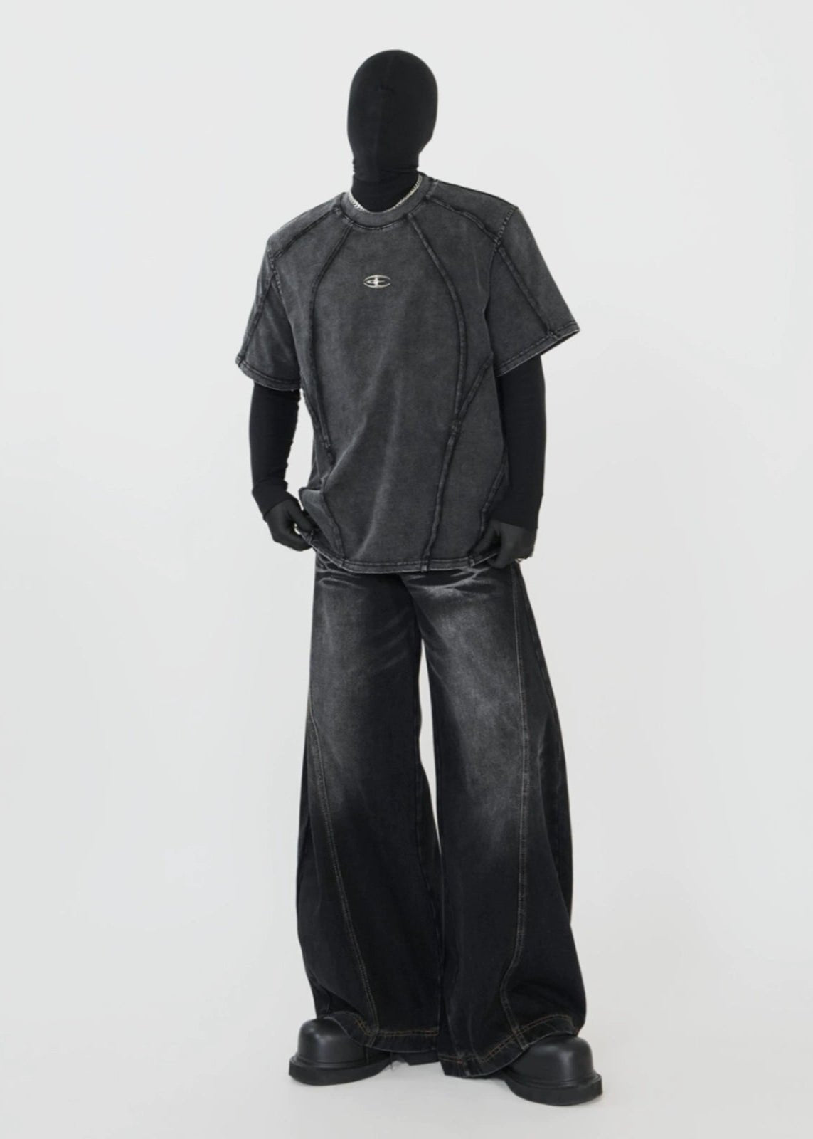 Textured Vintage Wash T-Shirt - Rick Circus