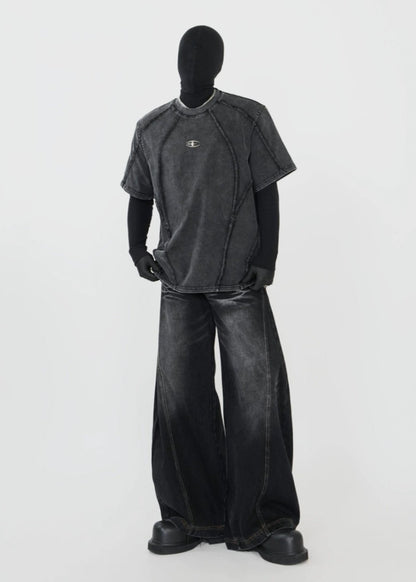 Textured Vintage Wash T-Shirt - Rick Circus